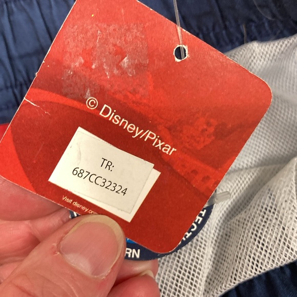 NWT Disney Pixar cars tow mater fin mcmissle swim trunks medium 8 - Picture 10 of 12